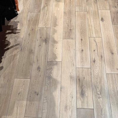 Rénovation d'un parquet en chêne massif